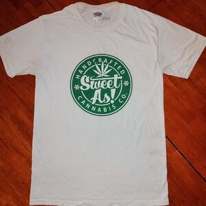 Sweet As! Hand-Crafted Cannabis Co. T-Shirt | Rare Vintage WA Cannabis Brand (M)